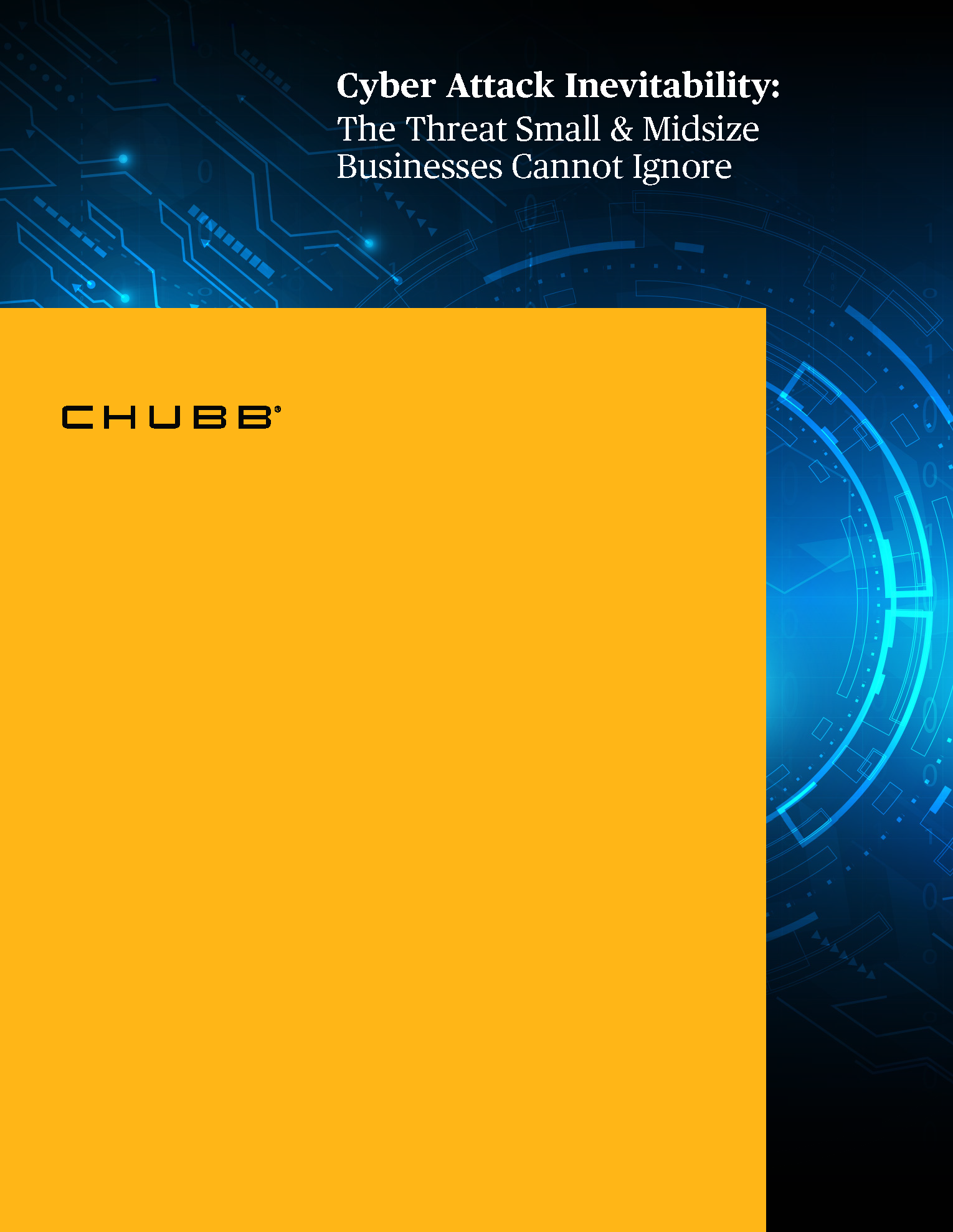 Chubb: Chubb Cyber Attack Inevitability Small Midsize Business