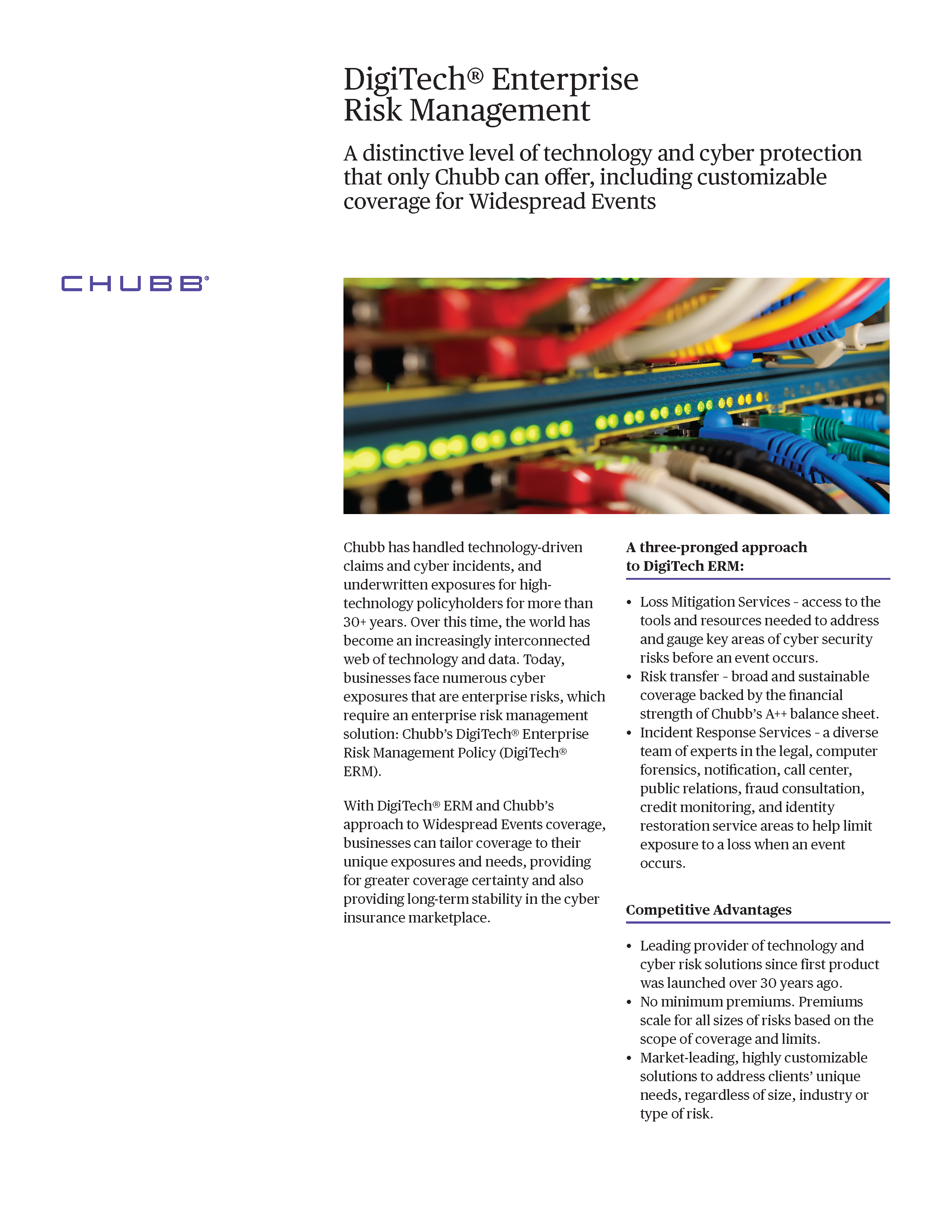 Chubb: Chubb Digitech Enterprise Risk Management