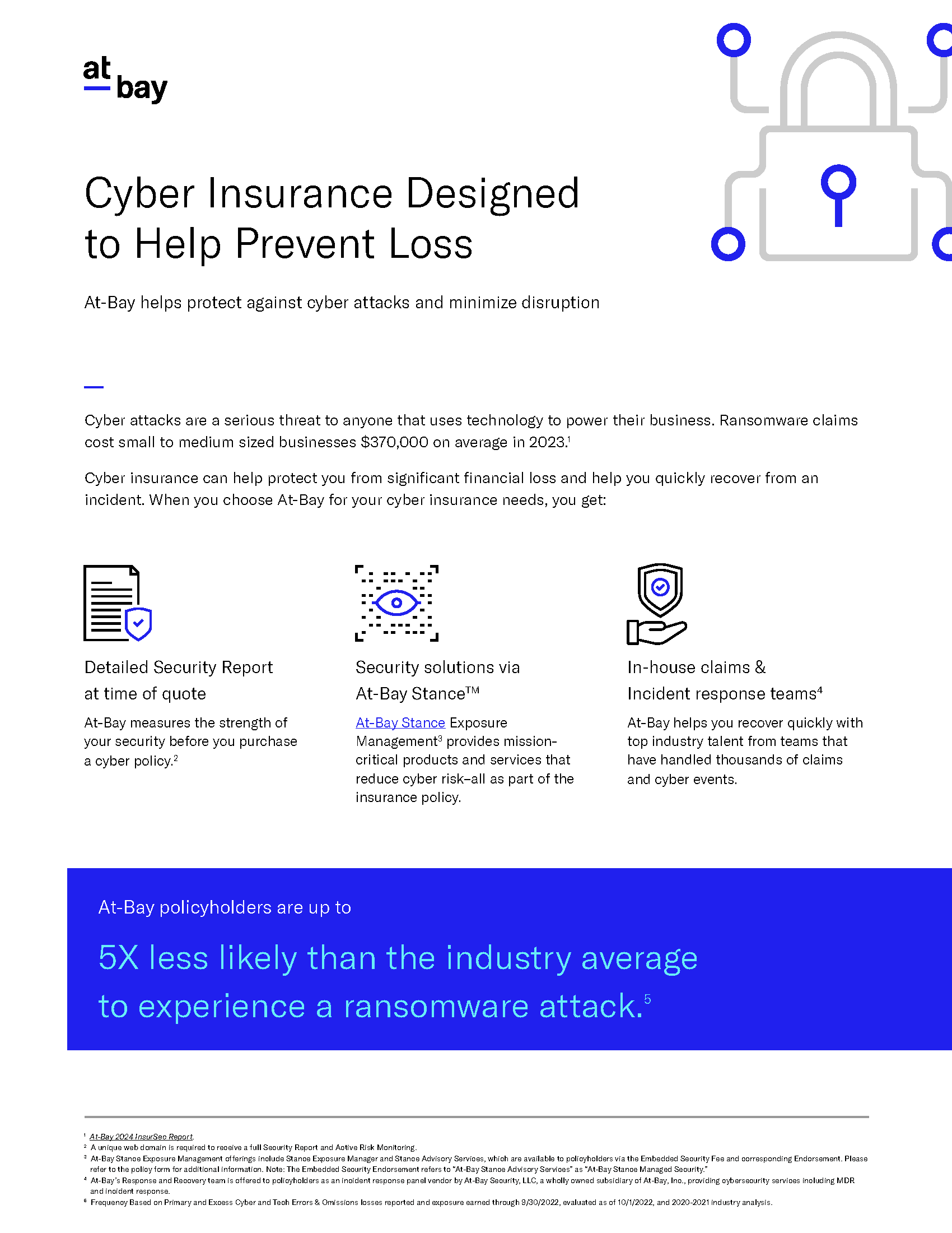 At-Bay Cyber Insurance: Cyber Insurance Designed to Help Prevent Loss