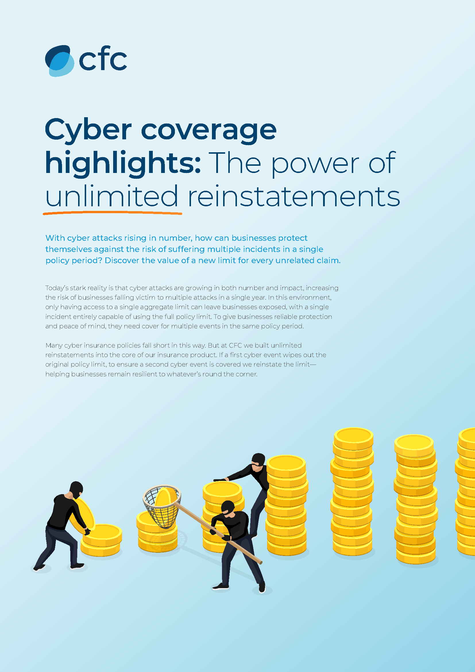 CFC Cyber Insurance: Cyber Coverage Highlights - The Power of Unlimited Reinstatements