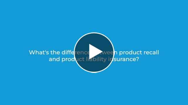 CFC Video: What is the difference between product recall and product liability insurance?