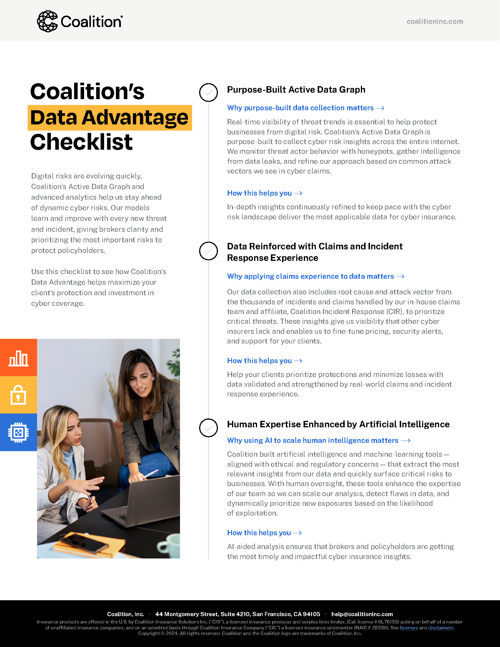 Coalition Cyber Insurance: Data Checklist