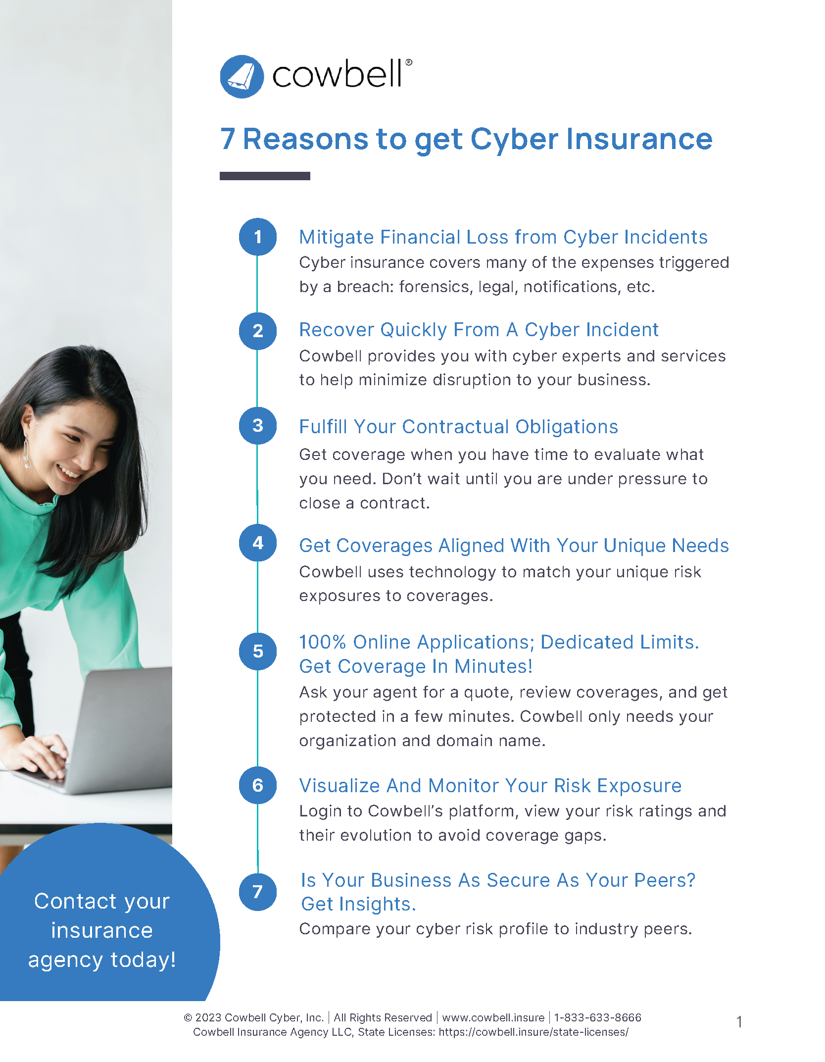 Cowbell Cyber: 7 Reasons to Get Cyber Insurance