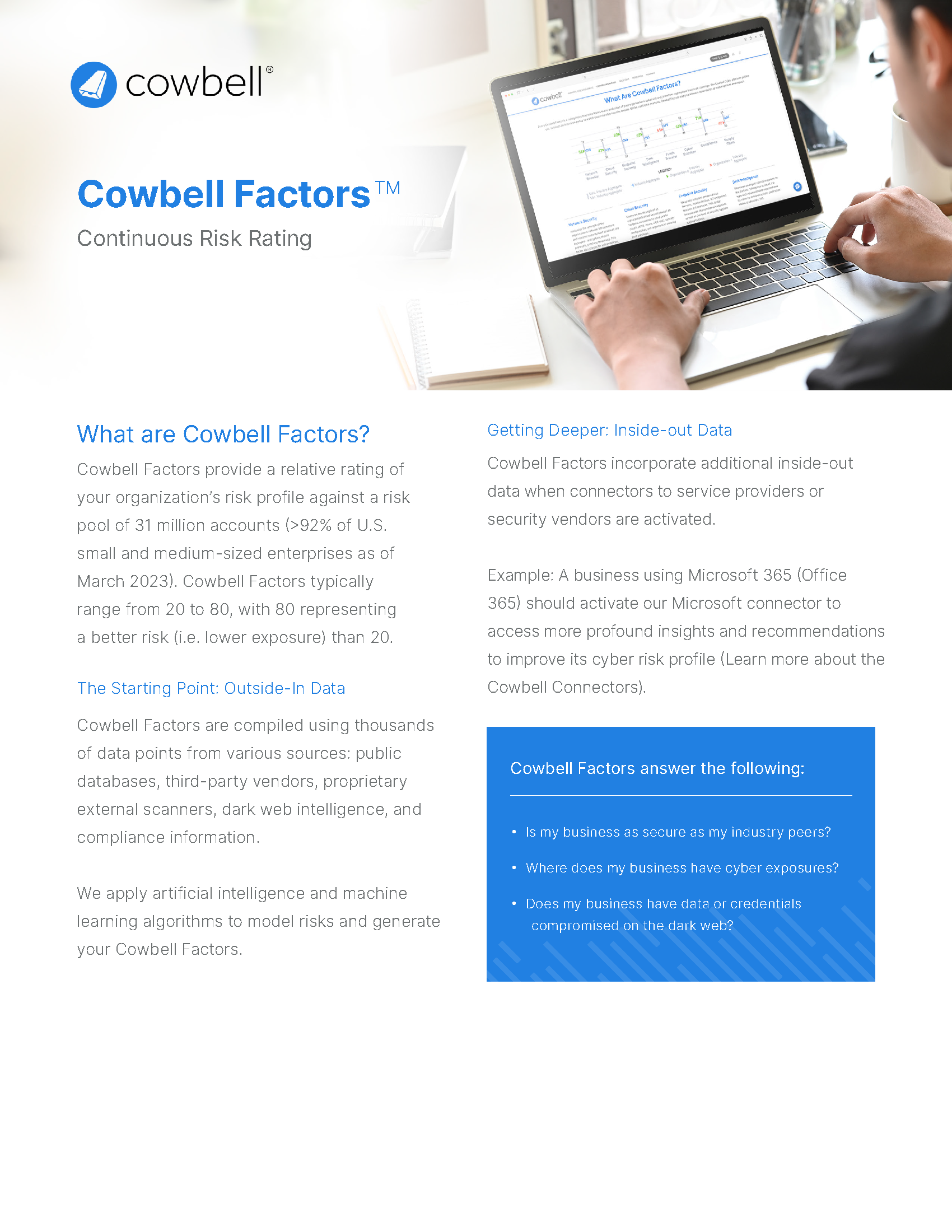 Cowbell Cyber: Cowbell Factors Overview