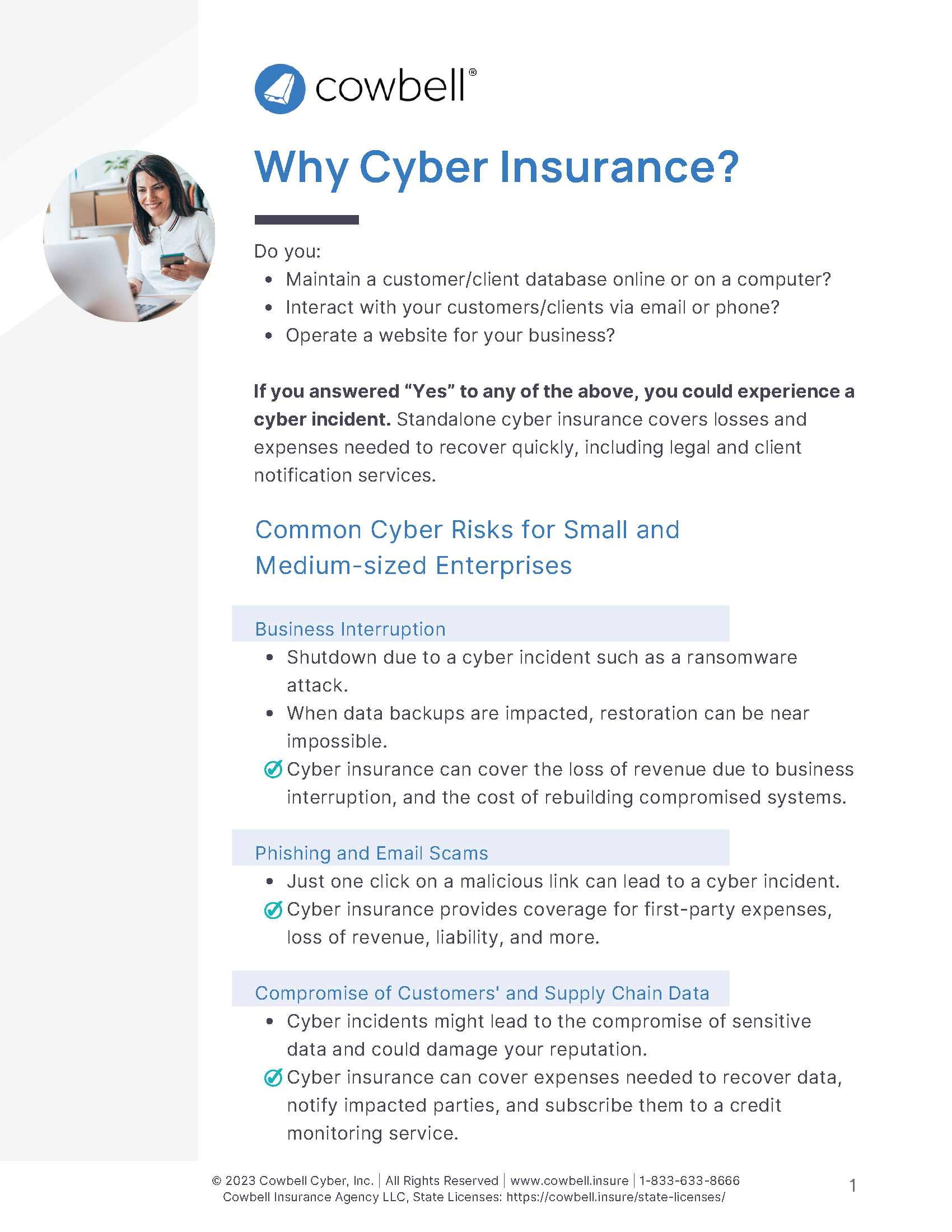 Cowbell Cyber: Standalone Cyber Insurance SMEs