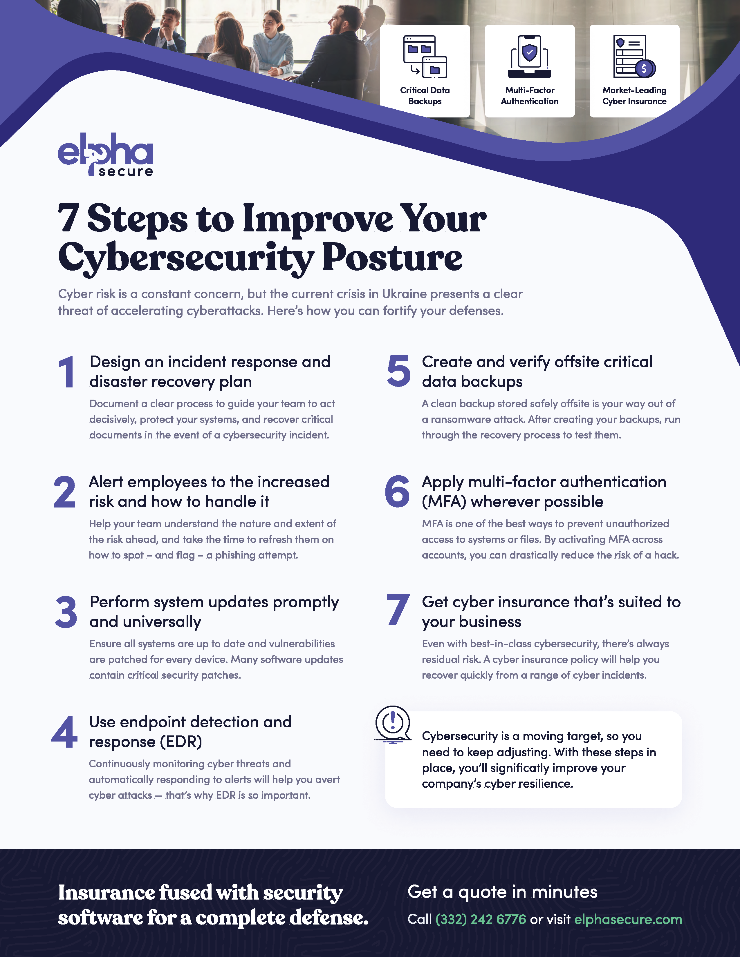 Elpha Secure | 7 Steps to Improve Security Posture