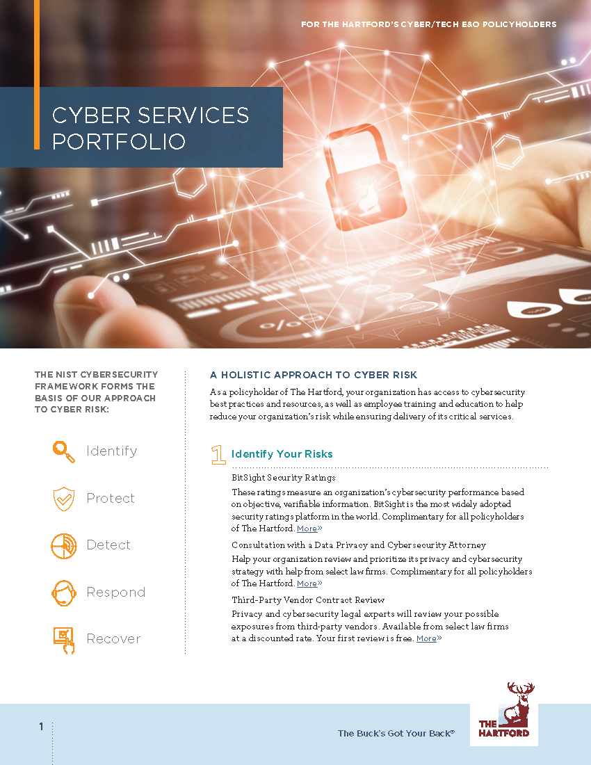 The Hartford | Cyber Services Portfolio