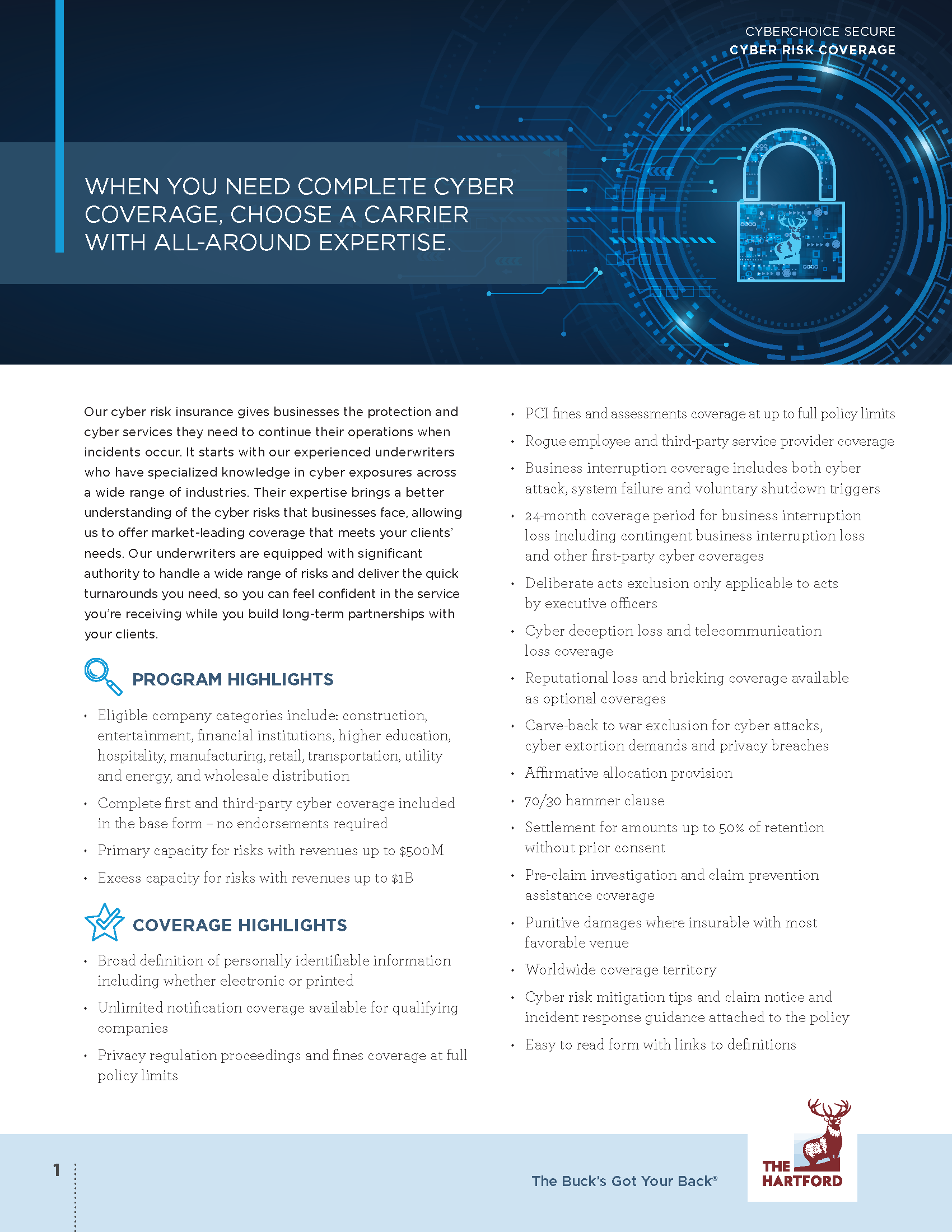 The Hartford | CyberChoice Secure